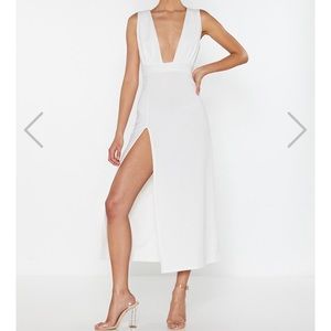BNWT White Nasty Gal Midi Dress